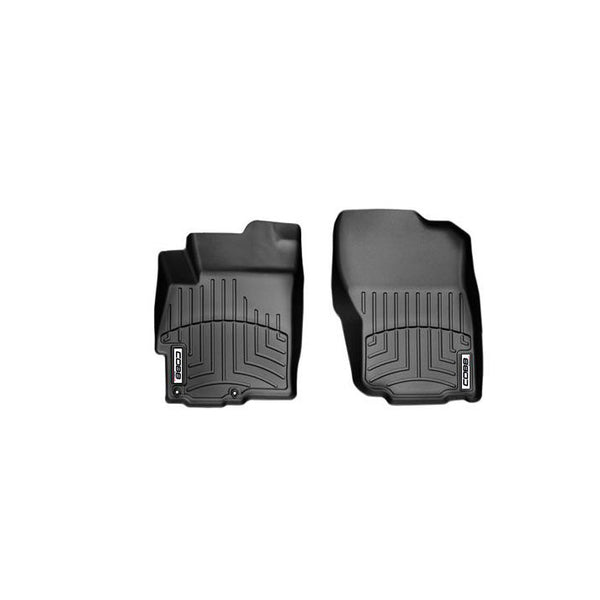 COBB 09-15 Mitsubishi Ralliart / 08-15 Evo X Front FloorLiner by WeatherTech - Black - WT442231 by COBB - front view