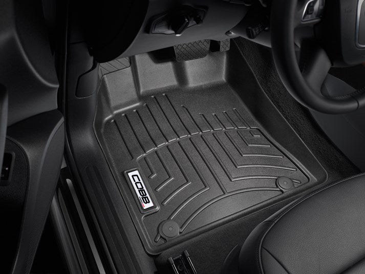 COBB 15-21 Porsche Macan S / Turbo / GTS Front FloorLiner by WeatherTech - Black - WT442301