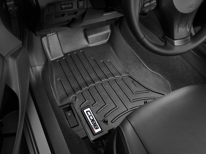 COBB 15-21 Subaru WRX / STI Front FloorLiner by WeatherTech - Black - WT444391