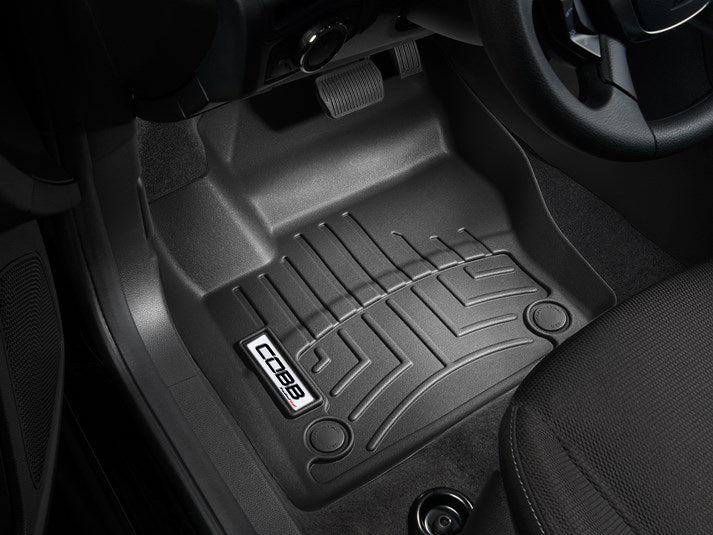 COBB 13-18 Ford Focus ST Front FloorLiner by WeatherTech - Black - WT446461