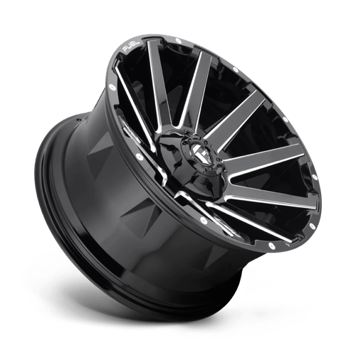 Fuel Off-Road D615 24X12 Gloss Black Milled 5x139.7/150 -44mm