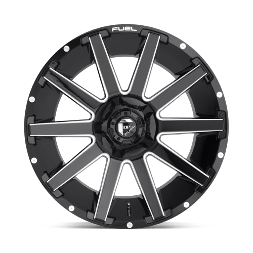 Fuel Off-Road D615 22X12 Gloss Black Milled 6x135/5.5 -43mm