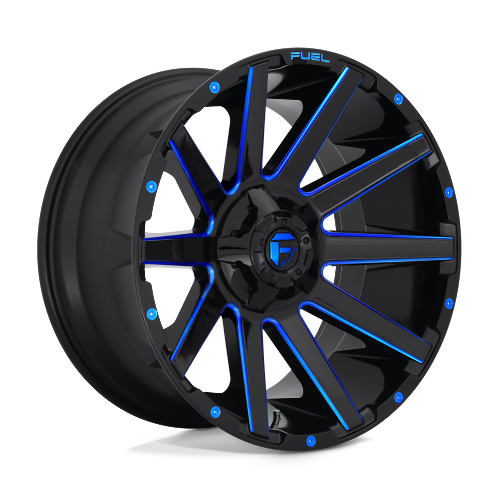 Fuel Off-Road D644 20X9 Gloss Black W/ Blue Tint 6x135/5.5 +2mm