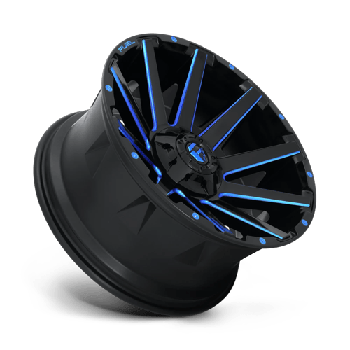 Fuel Off-Road D644 20X9 Gloss Black W/ Blue Tint 5x139.7/150 +1mm