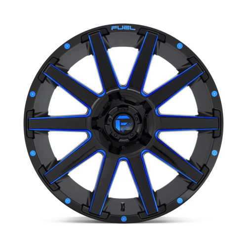 Fuel Off-Road D644 20X9 Gloss Black W/ Blue Tint 6x135/5.5 +2mm