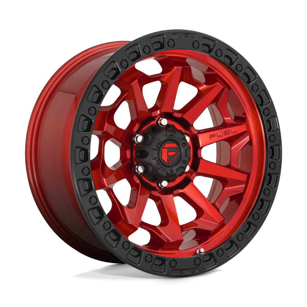 Fuel Off-Road D695 17X9 Candy Red W/ Black Bead Ring 6x114.3 +1mm