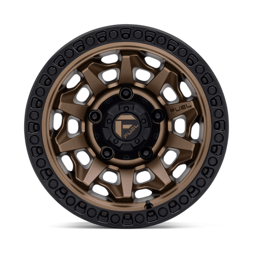 Fuel Off-Road D696 15X8 Matte Bronze Black Bead Ring 5x139.7 -12mm