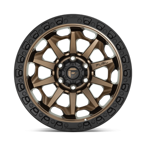 Fuel Off-Road D696 17X9 Matte Bronze Black Bead Ring 6x114.3 +1mm
