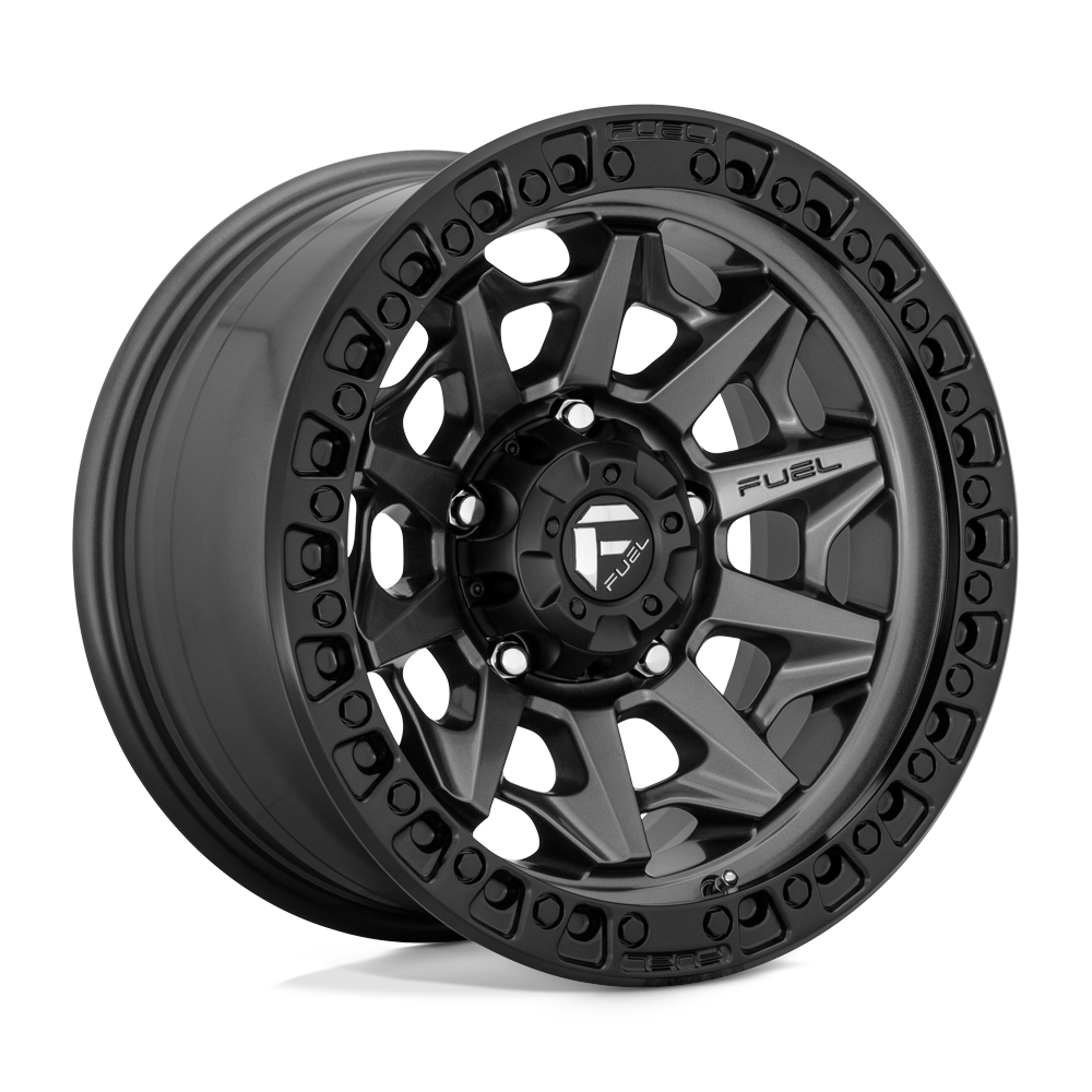 Fuel Off-Road D716 16X8 Matte Gunmetal Black Bead Ring 5x139.7 +1mm