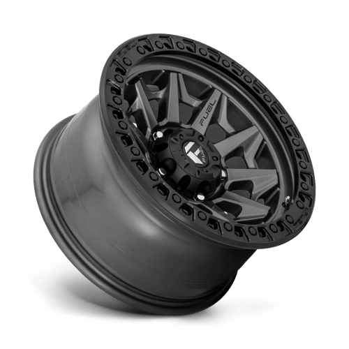Fuel Off-Road D716 20X9 Matte Gunmetal Black Bead Ring 8x165.1 +1mm