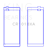 King 97-07 Ford 2.5L/2.9L/3.0L (Size STD) Rod Bearing Set - CR1018XA