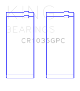 King Cummins B-Ser. L4 (Size STDX) Connecting Rod Bearing Set - CR1035GPCSTDX