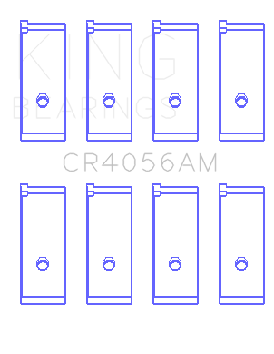 King Engine Bearings Suzuki G15A/G16A/B (Size +0.75mm) Connecting Rod Bearing Set - CR4056AM0.75