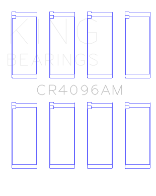 King Mazda FE/G6/F8 Rod Bearing Set - CR4096AM
