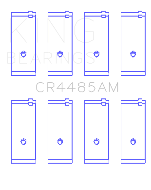 King Engine Bearings Mazda Ma/Vb/(Size +1.0mm) Connecting Rod Bearing Set - CR4485AM1.0