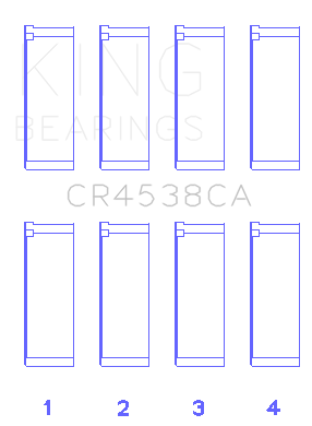King Mini Cooper S/Cooper S Conv/Works W11B16A (Size STD) Rod Bearing Set - CR4538CA