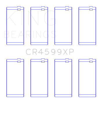 King Volvo B204/B230/B234 (Size STD) Performance Rod Bearing Set - CR4599XP