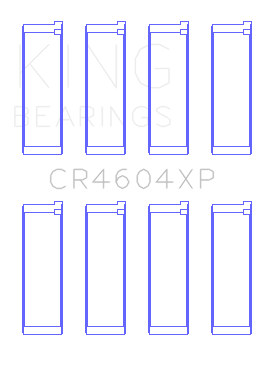 King 07-09 Mazdaspeed 3 L3-VDT MZR DISI (t) Duratec High Performance Rod Bearing Set - Size (0.50) - CR4604XP0.5