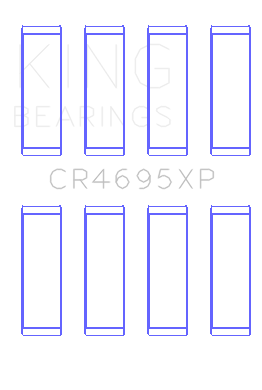 King Ford EcoBoost 2.0L/2.3L (Size STDX) Performance Rod Bearing Set - CR4695XPSTDX