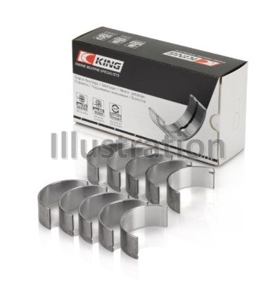 King Engine Bearings Volkswagen Aab/Aeu/Audi Aas (Size +0.25mm) Connecting Rod Bearing Set - CR502AM0.25