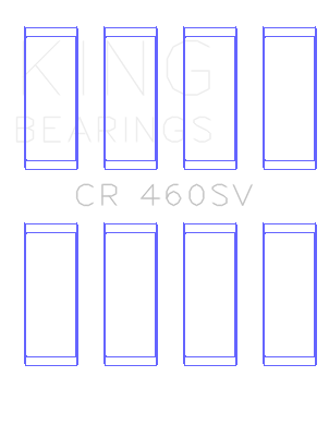 King Audi/VW 1.9L/2.0L TDI Diesel Connecting Rod Bearings Set - CR460SV