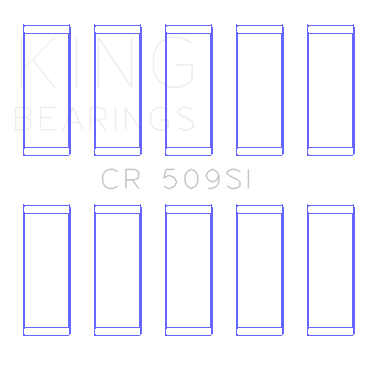 King Engine Bearings Volvo 850 (Size +0.50mm) Connecting Rod Bearing Set - CR509SI0.5