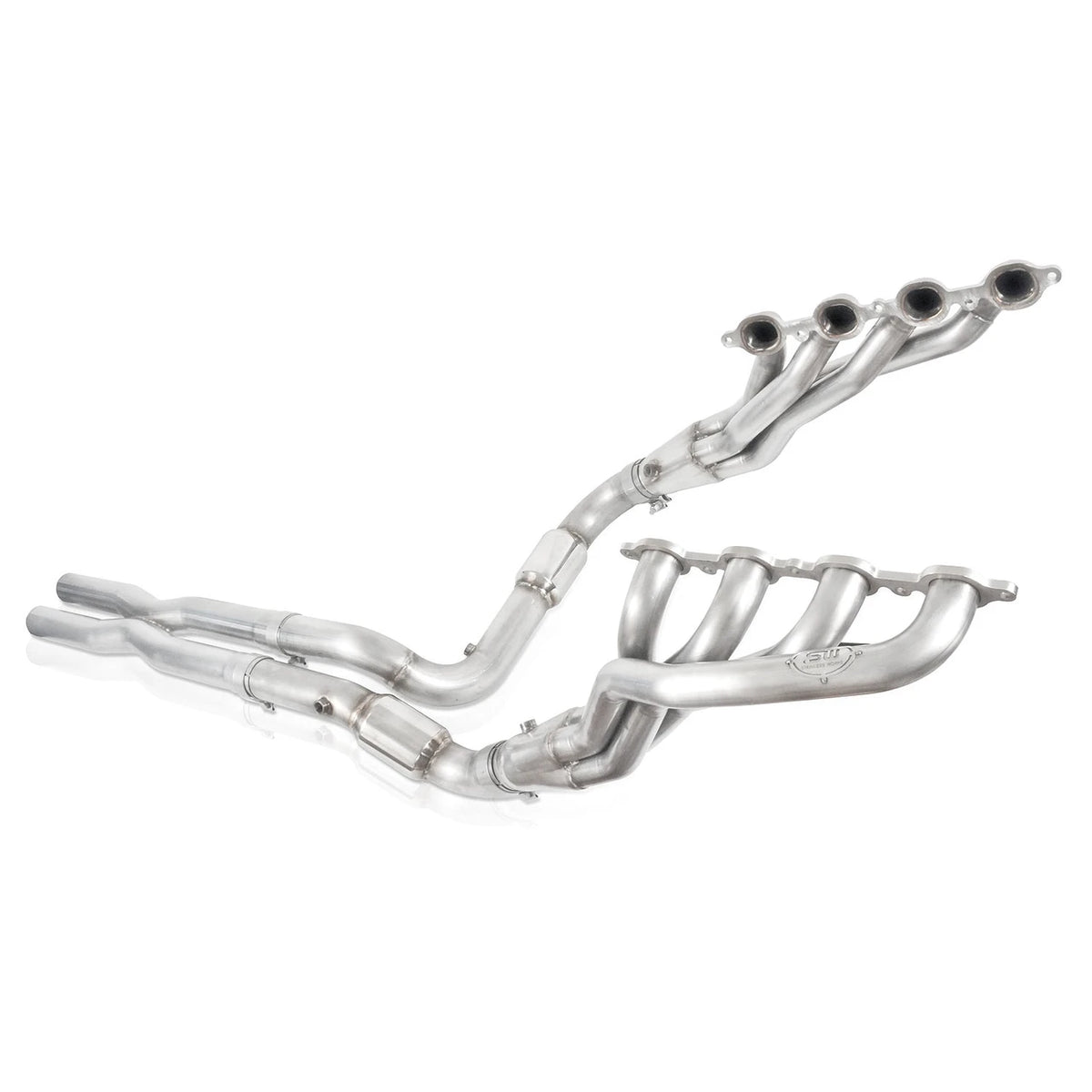 Stainless Works - 2007-13 Silverado Long Tube Header Kit - CT07HCAT