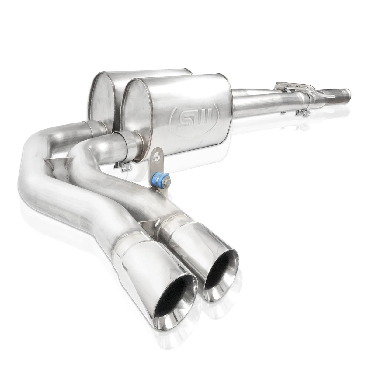 Stainless Works - 2007-18 Silverado Catback - CT14CBUB