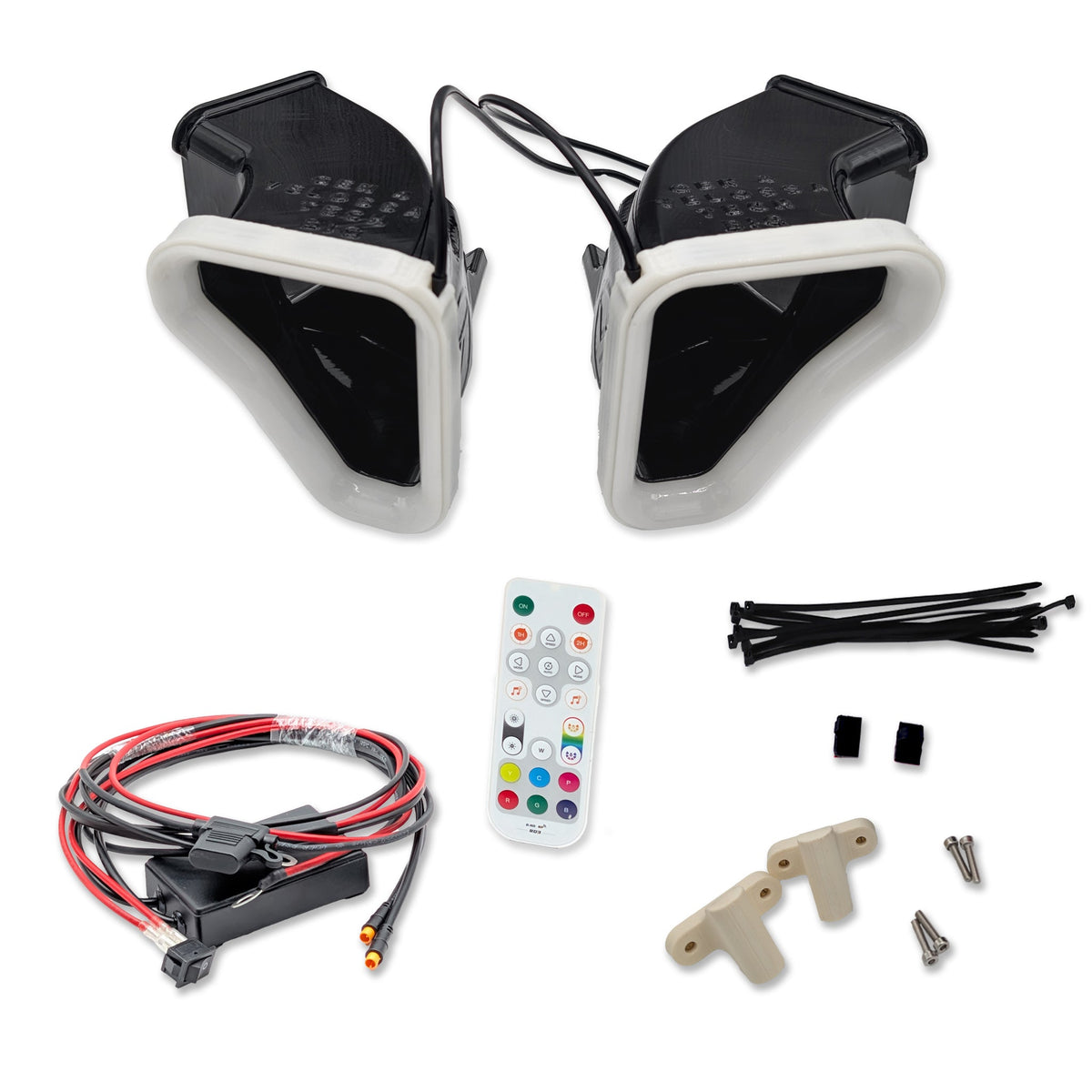 2020+ Cadillac CT4-V Dual BIG MOUTH LIT KIT Ram Air Intake Snorkels