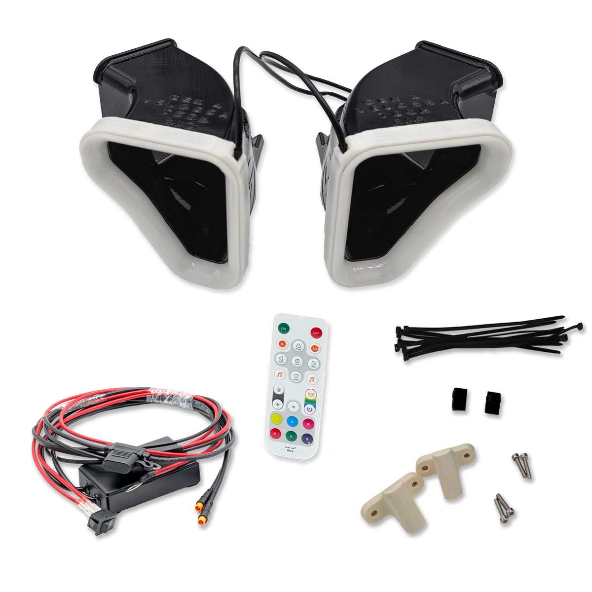2020+ Cadillac CT5-V (3.0L) Dual BIG MOUTH LIT KIT Ram Air Intake Snorkels