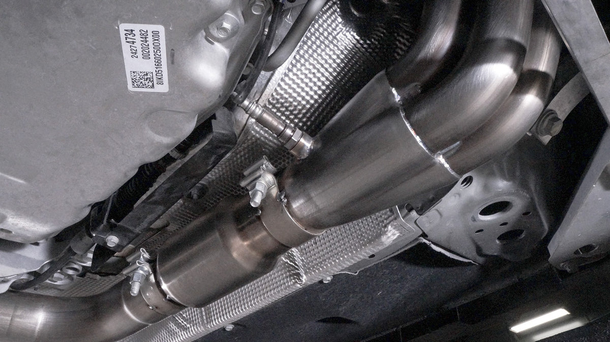 Stainless Works - 2016-19 Cadillac CTS-V Long Tube Header Kit - CTSV16HCAT