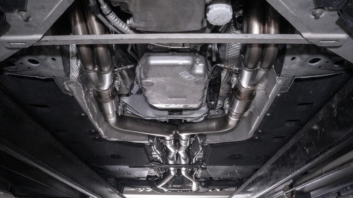 Stainless Works - 2016-19 Cadillac CTS-V Long Tube Header Kit - CTSV16HCAT