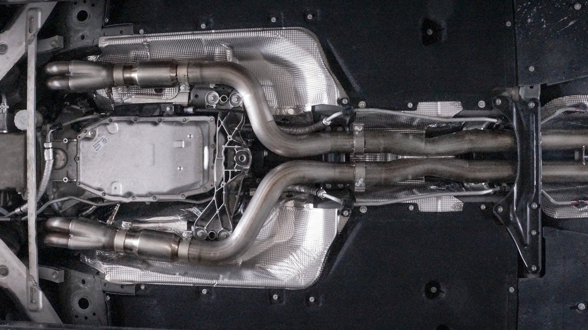 Stainless Works - 2016-19 Cadillac CTS-V Long Tube Header Kit - CTSV16HCAT