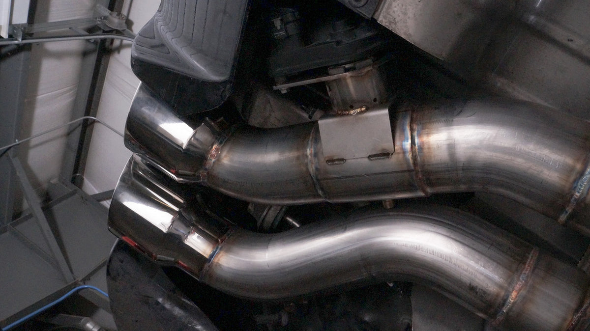 Stainless Works - 2016-19 Cadillac CTS-V Axleback - CTSV16MKS-PC