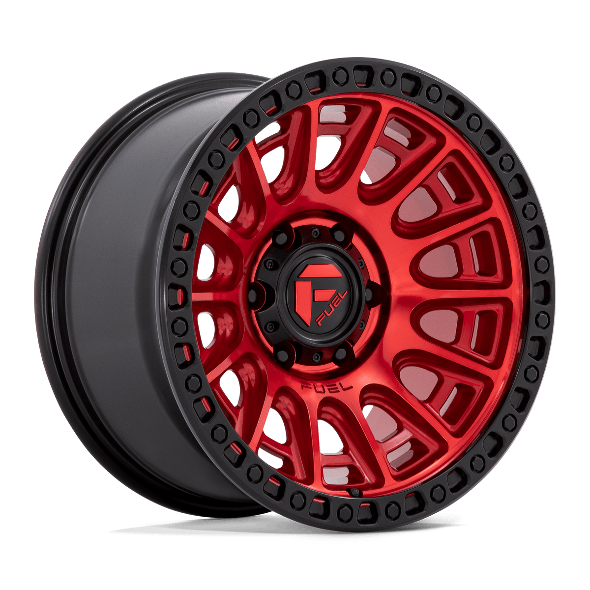 Fuel Off-Road D834 17X8.5 Candy Red W/ Black Ring 6x135 +25mm