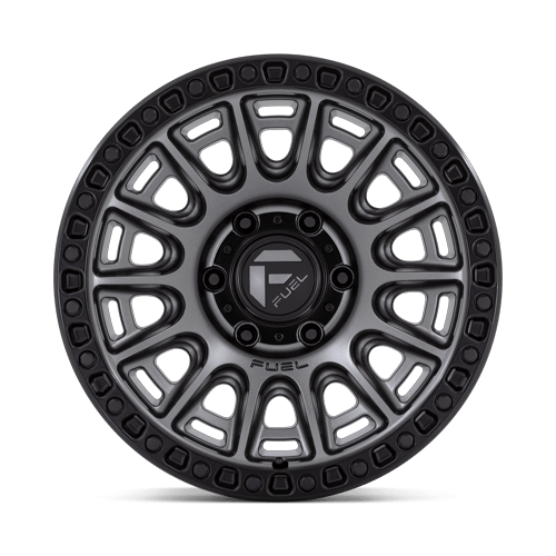 Fuel Off-Road D835 17X8.5 Matte Gunmetal W/ Black Ring 6x135 +25mm