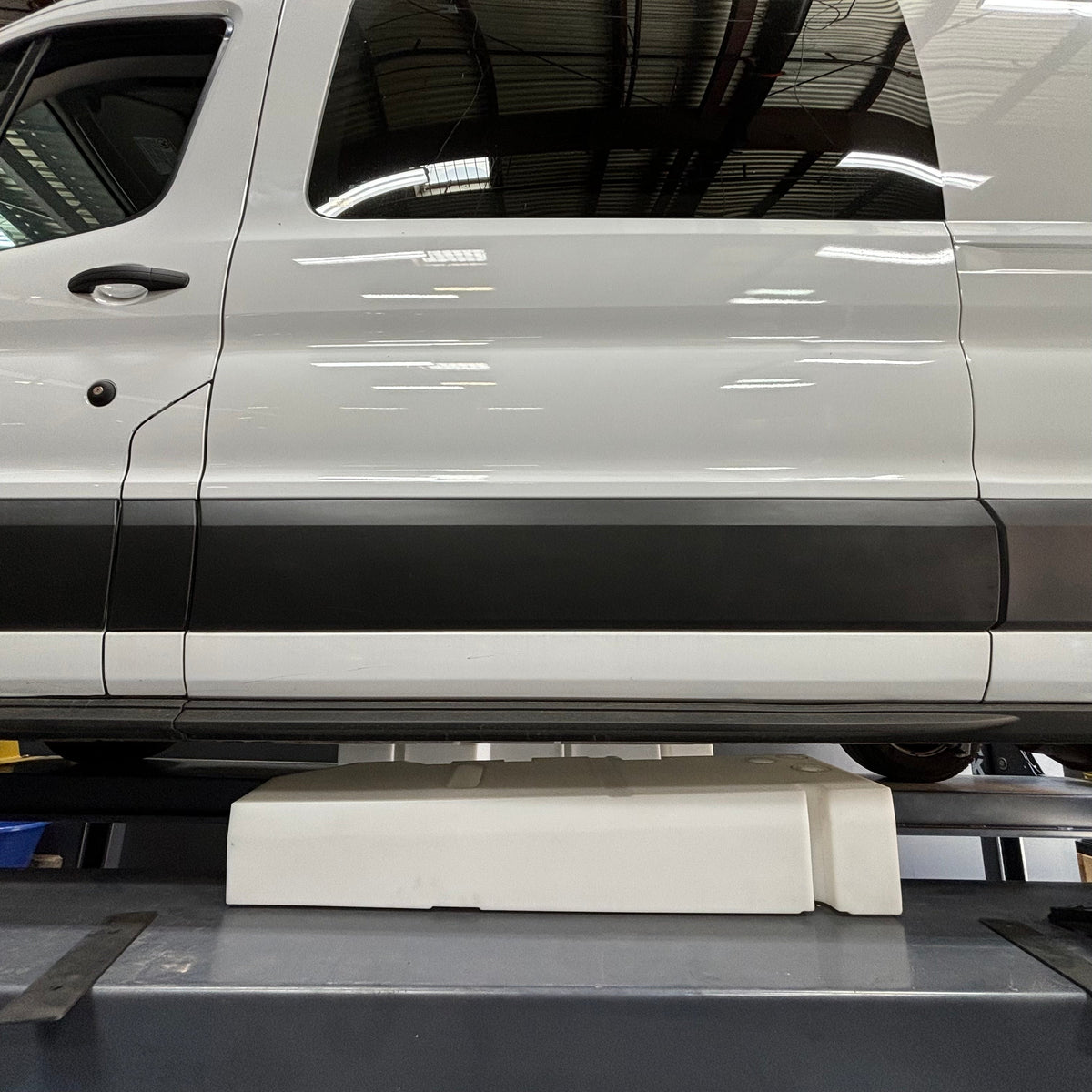 S&amp;B 22 Gallon Drivers Side Undercarriage Fresh/Grey Water Tank for 2015-2024 Ford Transit 148&quot; &amp; 148&quot; EXT - 10-3016