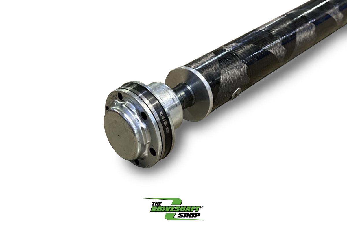 DSS Dirt Late Model Carbon Fiber Driveshaft 33in CC/CC 3.25in OD Tube / 1310 U-Joints - 610464