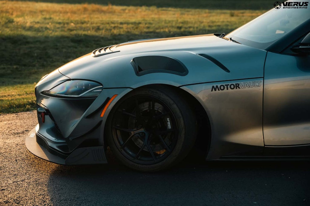 Verus - Carbon Cooling Fender Vent Kit (Top Vents Only) - Mk5 Toyota Supra - A0797A