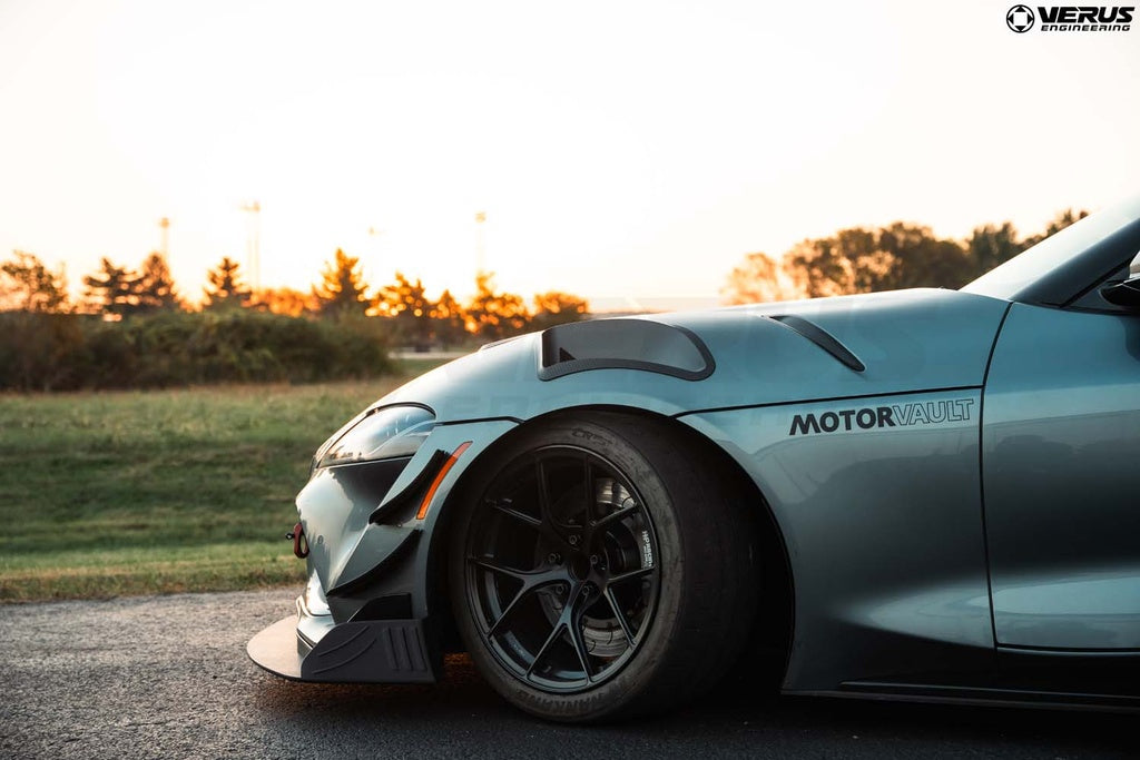 Verus - Carbon Cooling Fender Vent Kit (Top Vents Only) - Mk5 Toyota Supra - A0797A