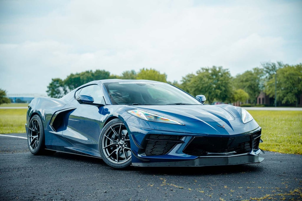 Verus - Carbon Polyweave Side Splitter Kit - Corvette Stingray (C8) - A0313A