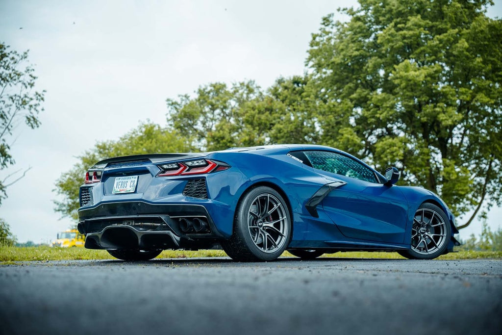 Verus - Carbon Polyweave Side Splitter Kit - Corvette Stingray (C8) - A0313A