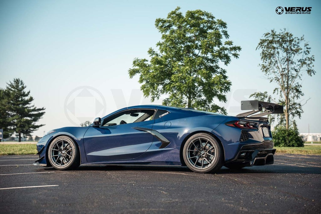 Verus - Carbon Polyweave Side Splitter Kit - Corvette Stingray (C8) - A0313A