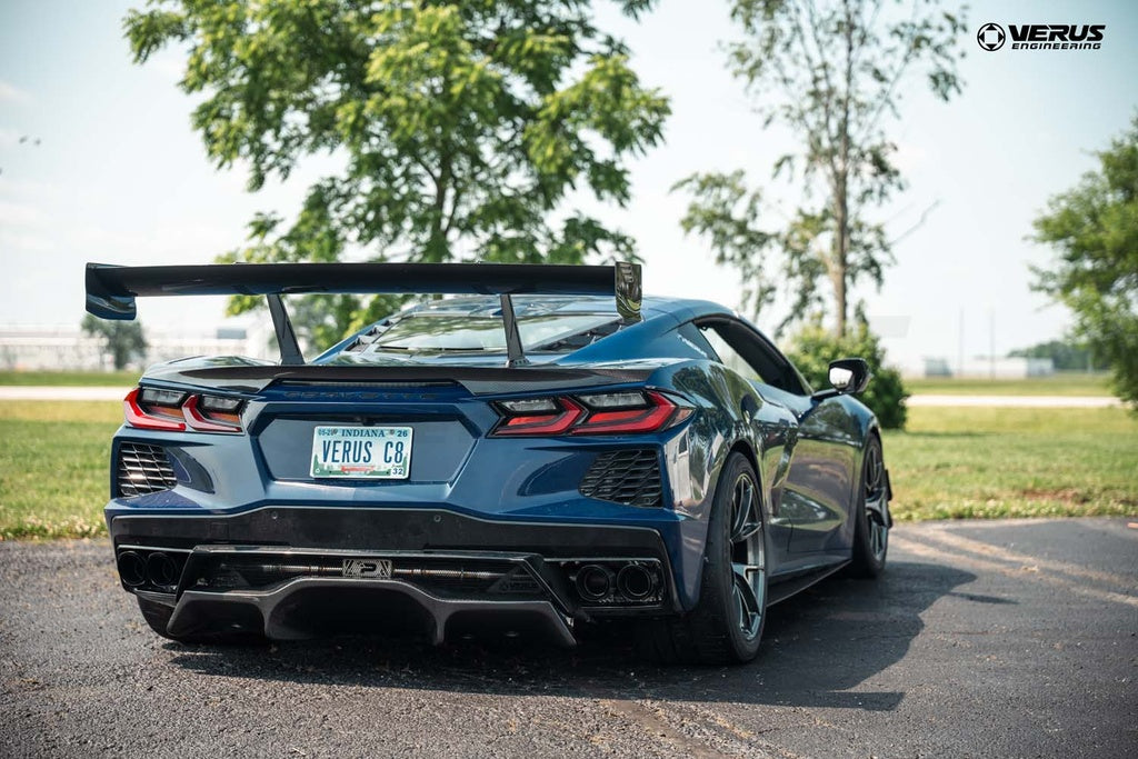 Verus - Carbon Rear Diffuser - Corvette Stingray (C8) - A0422A