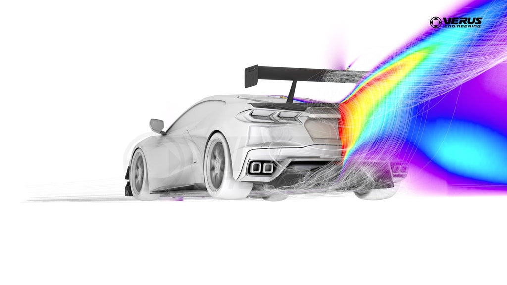 Verus - Carbon Rear Diffuser - Corvette Stingray (C8) - A0422A