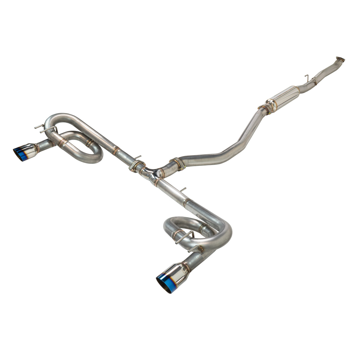 Remark 2022+ Honda Civic Si FE1 Sport Touring (Link Loop) Catback Exhaust w/ Burnt Stainless Tip - RK-C2063H-08T