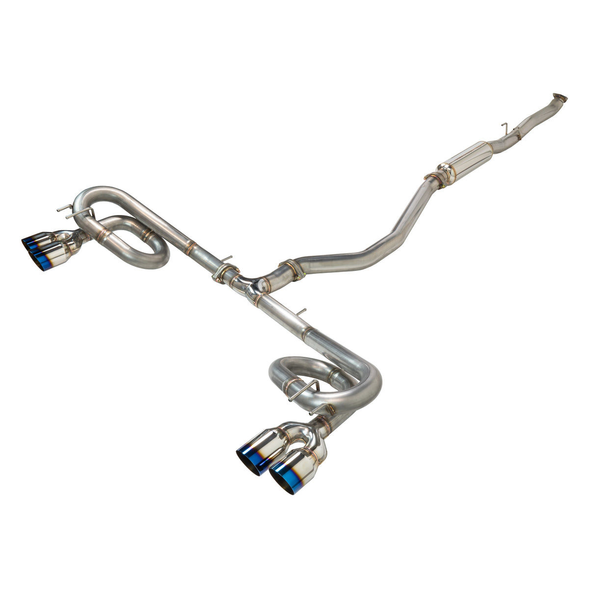 Remark 2022+ Honda Civic Hatchback Sport Touring FL1 (Link Loop) Catback Exhaust Burnt Stainless Tip - RK-C4063H-07T