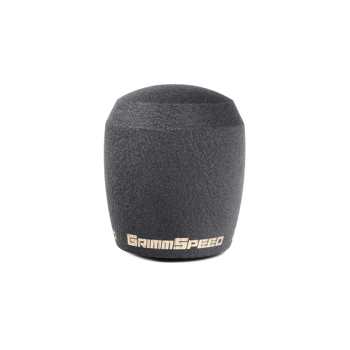 GrimmSpeed Stubby Shift Knob Stainless Steel Black - M12x1.25 - GRM380002