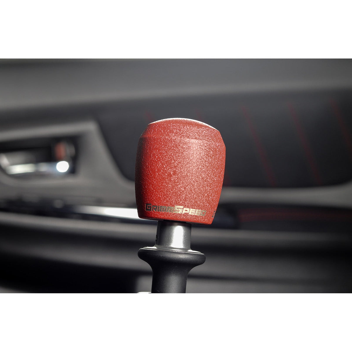 GrimmSpeed Stubby Shift Knob Black Delrin - M12x1.25 - GRM038012