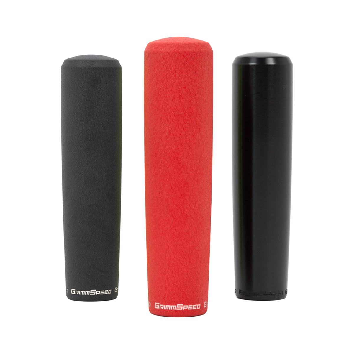 GrimmSpeed Tallboy Shift Knob Aluminum Black - M12x1.25 - GRM380007